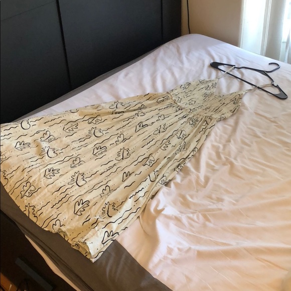 Black and white patterned maxi dress - Picture 3 of 5